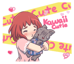 Risa chan @ Kawaii Girl - Eng sticker #9007397