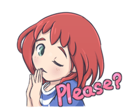 Risa chan @ Kawaii Girl - Eng sticker #9007399