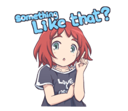 Risa chan @ Kawaii Girl - Eng sticker #9007400