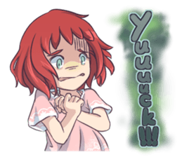 Risa chan @ Kawaii Girl - Eng sticker #9007405