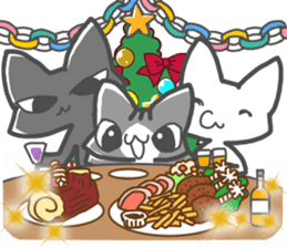 Christmas of nyanko sticker #9026252