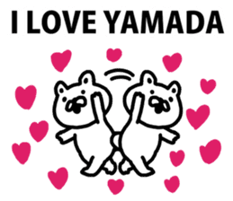 A bear speaks to Yamada sticker #9038632