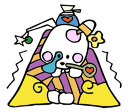 Dogsili - dreaming festival sticker #9068005