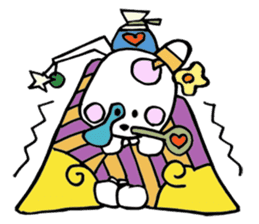 Dogsili - dreaming festival sticker #9068005