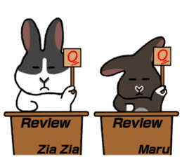 Zai Zai and Maru sticker #9082571