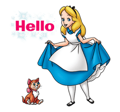 Alice in Wonderland sticker #21578