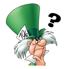 Alice in Wonderland sticker #21582