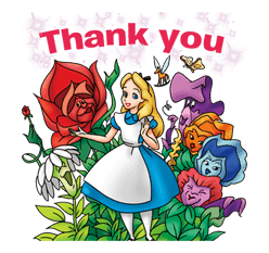 Alice in Wonderland sticker #21585