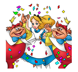 Alice in Wonderland sticker #21588