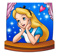 Alice in Wonderland sticker #21591