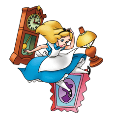 Alice in Wonderland sticker #21594