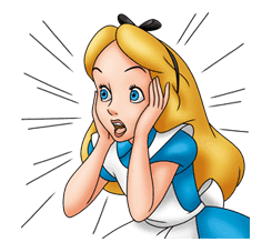 Alice in Wonderland sticker #21609