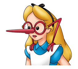 Alice in Wonderland sticker #21610