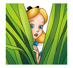 Alice in Wonderland sticker #21611