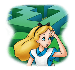 Alice in Wonderland sticker #21613