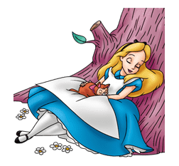 Alice in Wonderland sticker #21616
