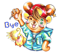 A lovely day with G Goo Bear sticker #9269081