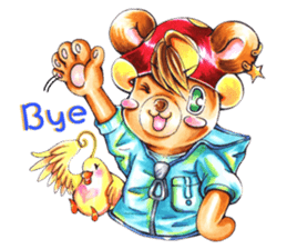 A lovely day with G Goo Bear sticker #9269081