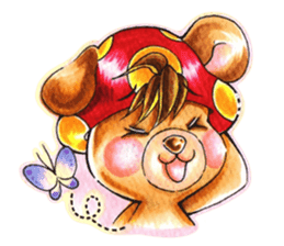 A lovely day with G Goo Bear sticker #9269091