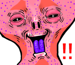 another dimension man 2 sticker #9420978