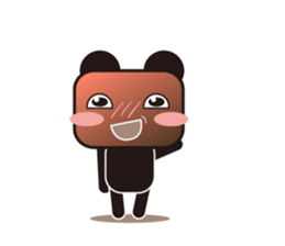 Coffe-bear 2 sticker #9496397