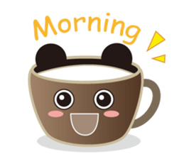 Coffe-bear 2 sticker #9496409