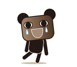 Coffe-bear 2 sticker #9496419