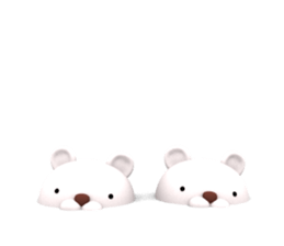 3D Stereogram Bears sticker #9682716