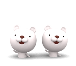 3D Stereogram Bears sticker #9682718