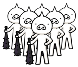 fluffy moco6 sticker #9691299