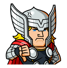 MARVEL mini Heroes sticker #22123