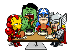 MARVEL mini Heroes sticker #22135