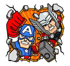 MARVEL mini Heroes sticker #22155