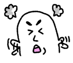 white japanese seal sticker #10288556