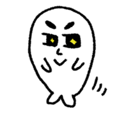 white japanese seal sticker #10288562