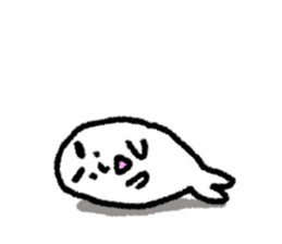 white japanese seal sticker #10288574