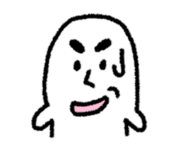 white japanese seal sticker #10288577