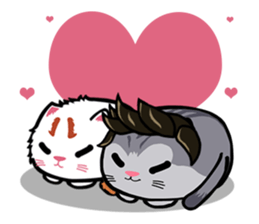 Cosplay Cats sticker #10293834