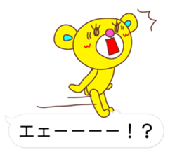 Balloon Love Bear sticker #10463692