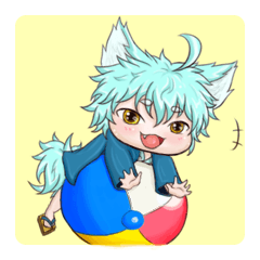 My blue-hair dog~