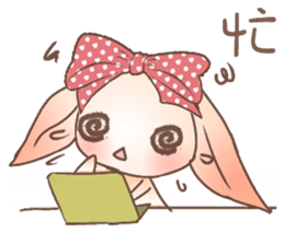 Tony Meng rabbit2 sticker #10728568