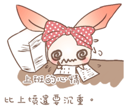 Tony Meng rabbit2 sticker #10728576