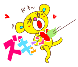 Balloon Love Bear 2 sticker #10741819