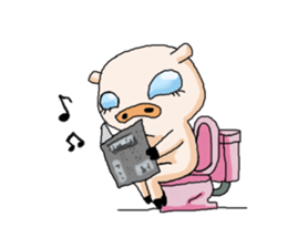 Funnypig sticker #10762520