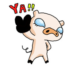 Funnypig sticker #10762534
