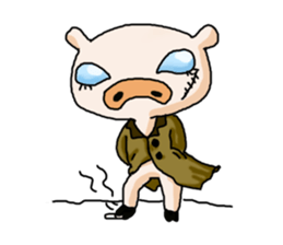 Funnypig sticker #10762541