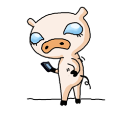 Funnypig sticker #10762542