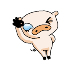 Funnypig sticker #10762543