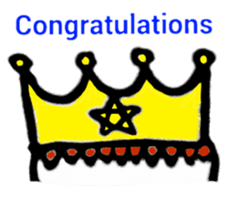 Congratulations and thanks(Japanese) sticker #10871916