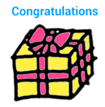 Congratulations and thanks(Japanese) sticker #10871919
